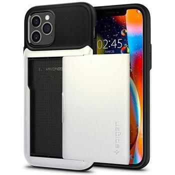 Kryt SPIGEN Slim Armor Wallet pro iPhone 12/12 Pro - White