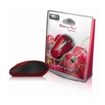 Bezdrátová myš SWEEX Cherry Red, červená (red)