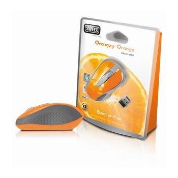 Bezdrátová myš SWEEX Orangey Orange, oranžová (orange)