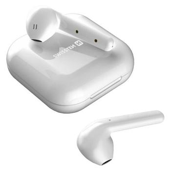 Swissten Flypods, bezdrátová sluchátka, bílá