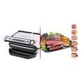 Gril TEFAL GC702D34 Optigrill, nerez/černý