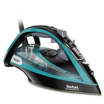 Žehlička napařovací TEFAL FV9844E0 Ultimate Pure, černá/modrá (black/blue)