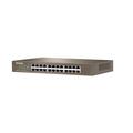 Tenda TEG1024D 24x Gigabit Switch, Fanless-bez ventilátorů, Rackmount, ochrana proti přepětí