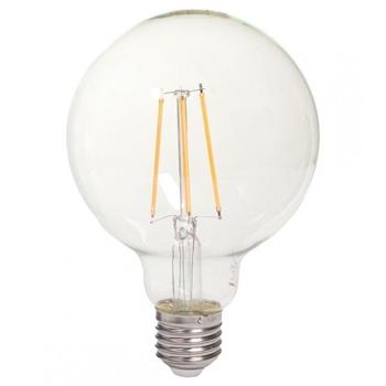 TESLA LED žárovka FILAMENT RETRO GLOBE/ E27/ 8W/ 230V/ 1055lm/ 2700K/ teplá bílá/ čirá