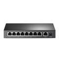 TP-Link TL-SF1009P 8xGb POE+ 65W,1xGb RJ45 nonPOE,desktop CCTV switch,kov.tělo