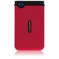 Přenosný pevný disk TRANSCEND StoreJet 25 Mobile 250GB, červený (red)