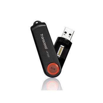 Přenosný flash disk TRANSCEND JetFlash220 8GB, červený (red)