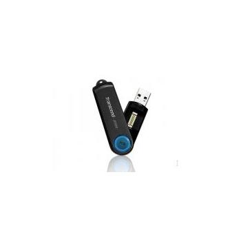 Přenosný flash disk TRANSCEND JetFlash220 4GB, modrý (blue)