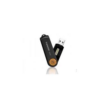 Přenosný flash disk TRANSCEND JetFlash220 2GB, oranžový (orange)