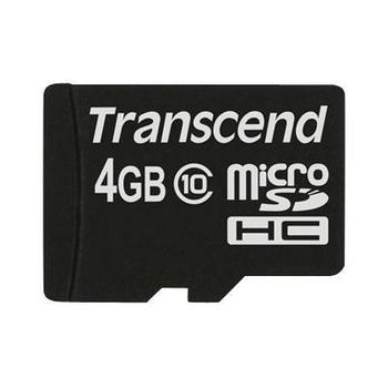 Paměťová karta TRANSCEND  microSDHC 4GB
