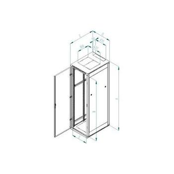 Rozvaděč TRITON RACK Delta S (RMA-15-A61-CAX-A1), šedý