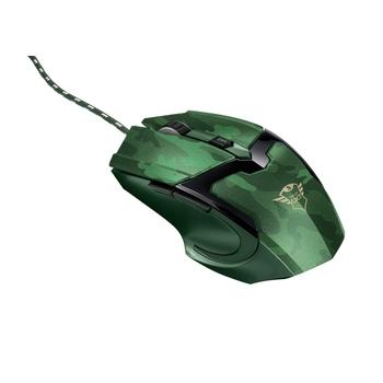 Myš TRUST GXT 101D Gav Optical Gaming-junglle camo, zelená (green)
