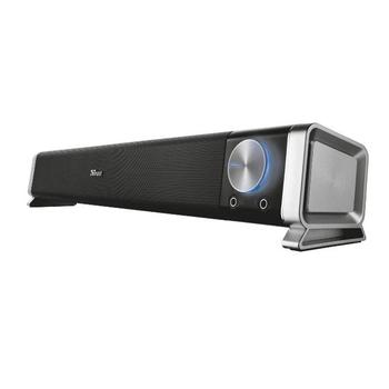 Soundbar TRUST Asto Sound Bar PC Speaker, černá/stříbrná (black/silver)