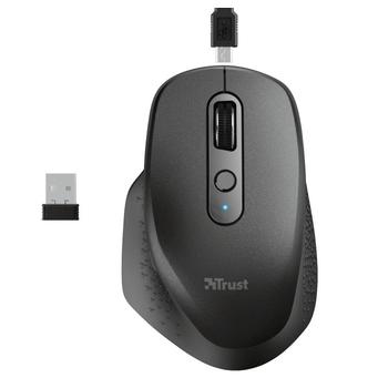 TRUST OZAA RECHARGEABLE MOUSE BLACK