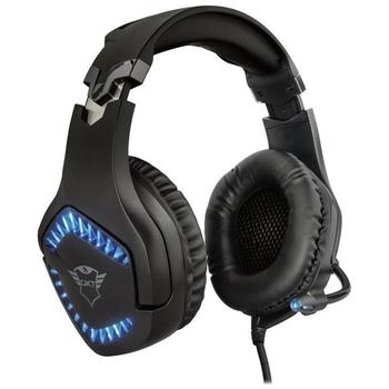 Headset - hlavový most TRUST GXT 460 Varzz, černá/modrá (black/blue)