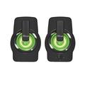repro TRUST Gemi RGB 2.0 Speaker Set - black