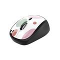 TRUST YVI WIRELESS MOUSE PINK CIRCLES
