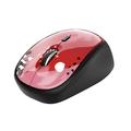 TRUST YVI WIRELESS MOUSE RED BRUSH