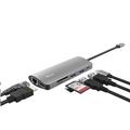 TRUST dokovací stanice DALYX, 7-in-1, USB-C, HDMI, 2x USB 1x USB-C, RJ-45 LAN