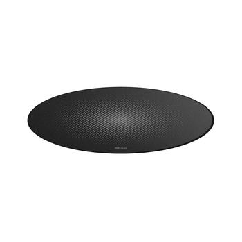 Podložka pod židli TRUST MIKA round floor mat, černý (black)