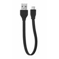 USB kabel TRUST Flat Micro-USB Cable 20cm černý (black)