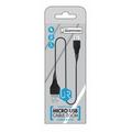 USB kabel TRUST Flat Micro-USB Cable 20cm černý (black)