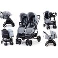  VALCO BABY Kočárek dvojčatový Snap Ultra Duo Tailor Made Grey Marle