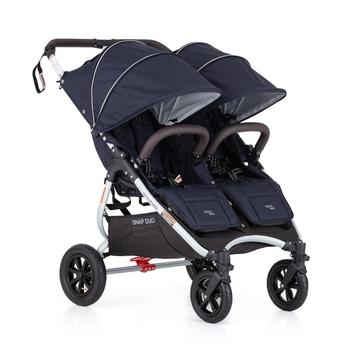  VALCO BABY Kočárek dvojčatový včetně nánožníků Snap Duo Sport Navy