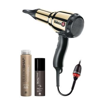 Fén VALERA Swiss METAL-MASTER "Light" Ionic ROTOCORD + kosmetika