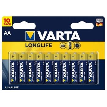 Alkalické baterie VARTA  Longlife 4106, 10 ks