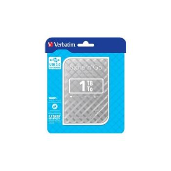 Přenosný pevný disk VERBATIM  Store "n" Go Portable 1TB GENII, stříbrný (silver)