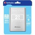 VERBATIM HDD 2.5" 2TB Store "n" Go USB 3.0, Silver