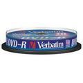 Obrázek k produktu: VERBATIM  DVD-R 16x AZO, 10ks cakebox