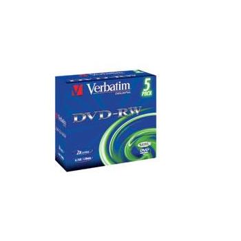 DVD-RW médium VERBATIM  DVD-RW 4x DataLifePlus, jewel krabička