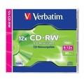 Obrázek k produktu: VERBATIM  CD-RW 12x DataLifePlus Hi-Speed, jewel krabička