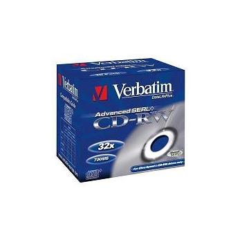 CD-RW médium VERBATIM  CD-RW 32x DataLifePlus Ultra Speed, scratch resistant