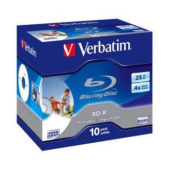 Blu-ray médium VERBATIM BD-R SL 4x, 10x jewel krabička