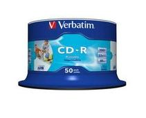 Obrázek k produktu: VERBATIM  CD-R AZO Wide Inkjet Printable