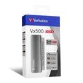 Verbatim SSD externí disk Vx500, USB 3.1 gen2, šedý, 240GB