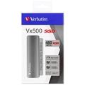 Verbatim SSD externí disk Vx500, USB 3.1 gen2, šedý, 480GB