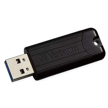 VERBATIM Flash disk Store "n" Go PinStripe/ 64GB/ USB 3.0/ černá