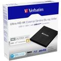 VERBATIM externí mechanika Ultra HD 4K Blu-ray External Slimline Writer (USB 3.1, USB-C) + zdarma 25