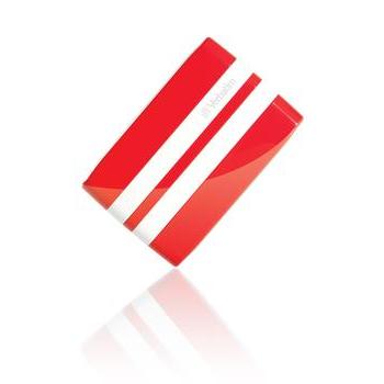 Přenosný pevný disk VERBATIM Store `n` Go GT USB HDD 500GB, červený (red)