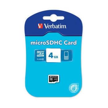 Paměťová karta VERBATIM micro SDHC 4GB