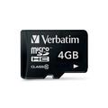 Paměťová karta VERBATIM micro SDHC 4GB