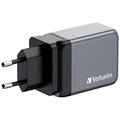 Cestovní adaptér Verbatim GNC-65,2xUSB-C 65W,USB-A