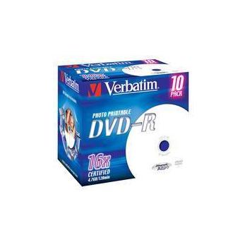 DVD-R médium VERBATIM DVD-R 16x DatalifePlus Printable