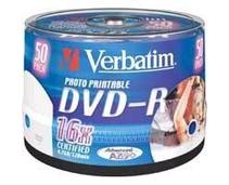 Obrázek k produktu: VERBATIM  DVD-R 16x DatalifePlus, Printable, 50ks cakebox