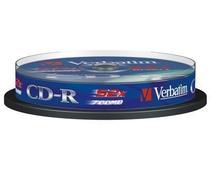 Obrázek k produktu: VERBATIM  CD-R 52x DataLife, Extra Protection, 10ks cakebox