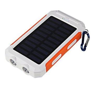 Solární outdoorová power banka Viking Delta I 8000mAh, bílo-oranžový